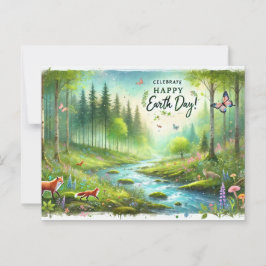 Det är din jorddag den 22 april vykort