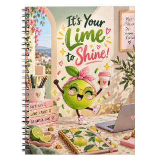 Det är din lime att lysa motivationsanteckningsbok anteckningsbok