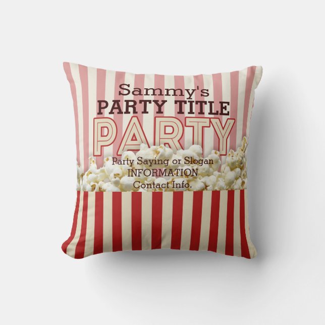 Det är din Party Pillow Personalize! Kudde (Framsida)