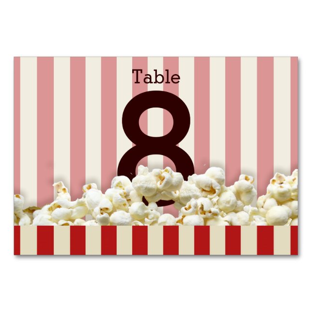 Det är din Personlig Party-försörjning. Bordsnummer (Framsidan)
