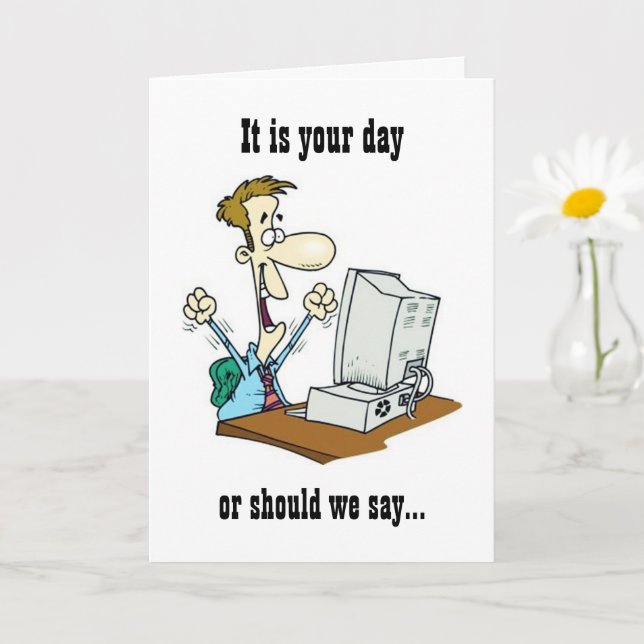 DET ÄR DIN SISTA DAG! LYCKLIG **PENSION*** KORT (Liten växt)