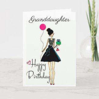 **DET ÄR DITT BIRTHDAG!!!!!** **GRANDDAUGHTER** KORT
