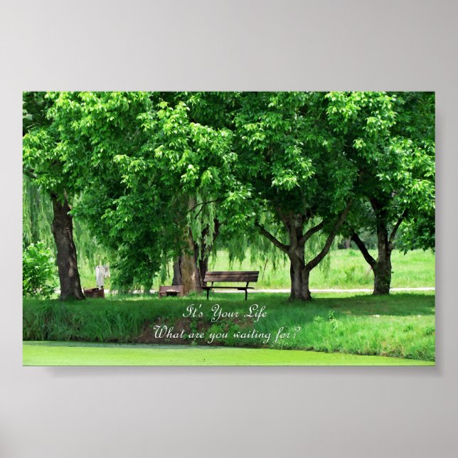 Det är ditt liv. Vad väntar du på? Poster (Framsidan)