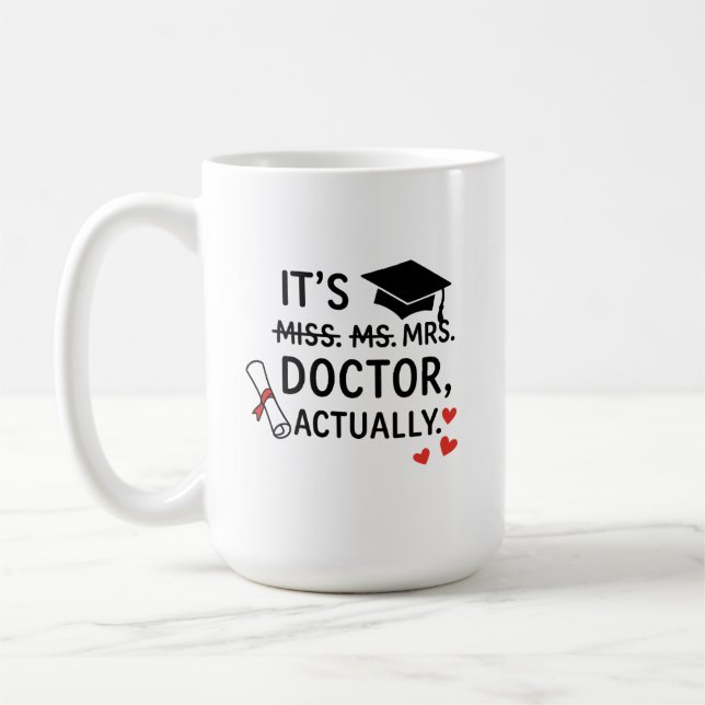 Det är Doktor faktiskt Studenten Mugg (Vänster)
