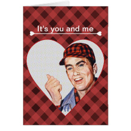 Det är du och jag hälsningskort