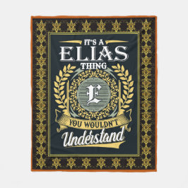 Det är Elias Sak du inte kunde förstå Fleecefilt