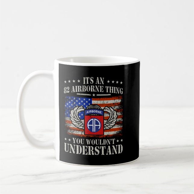 Det är en 82-flygburen Sak du inte skulle förstå  Kaffemugg (Vänster)