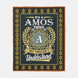 Det är en Amos Sak du inte kunde förstå Fleecefilt