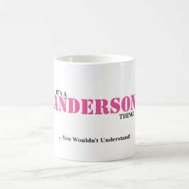 DET är en ANDERSSONSAK! Du skulle för att inte Kaffemugg