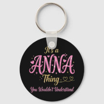 Det är en Anna-sak Rosa Guld Kvinnor Present