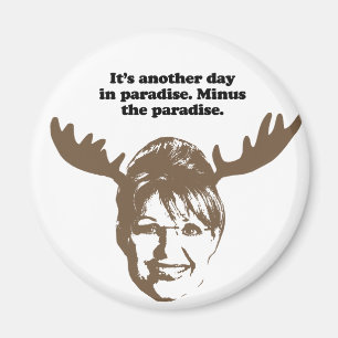 Det är en annan dag i paradis. Minus paradiset Magnet