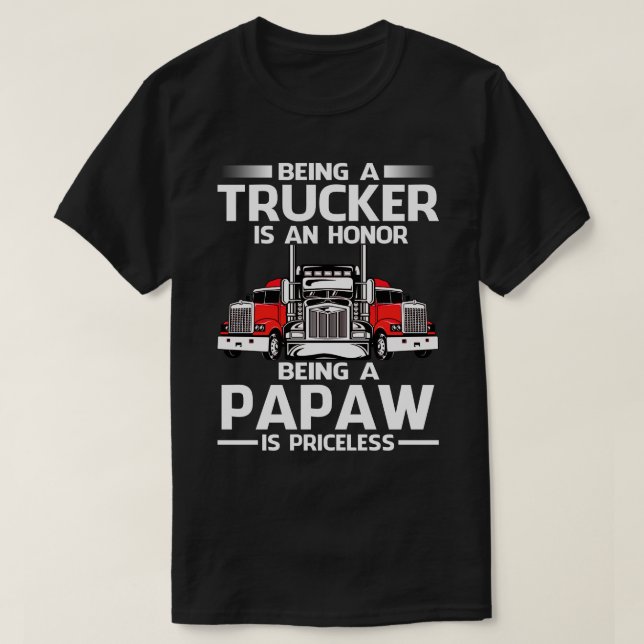 Det är en ära att vara en PAPPAW är pris T Shirt (Design framsida)