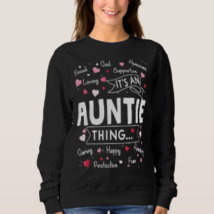 Det är en Auntie Sak Roliga meningar Cute Moster M T Shirt