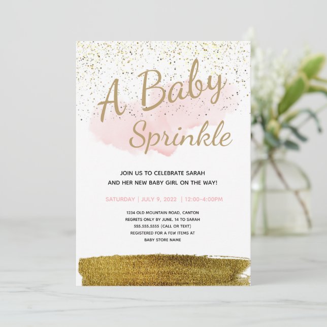 Det är en Baby-annons Sprinkle Party (Stående Fram)