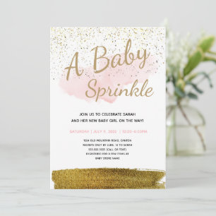 Det är en Baby-annons Sprinkle Party