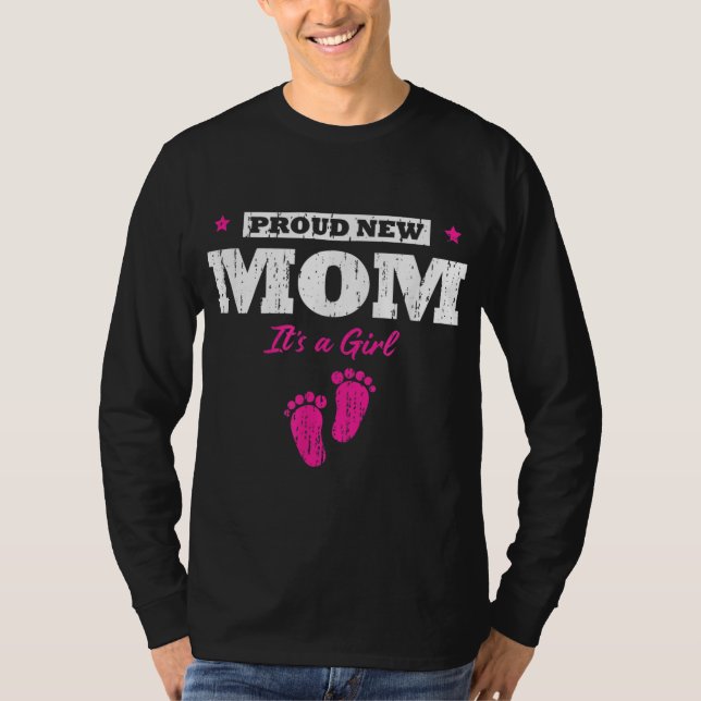 Det är en Baby Gender Mothe. T Shirt (Framsida)