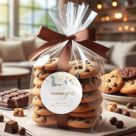 Det är en baby shower för pojke – Guld ballong & g Runt Klistermärke