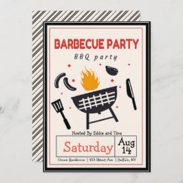 Det är en Barbecue Party Inbjudningar
