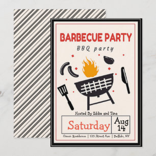 Det är en Barbecue Party Inbjudningar