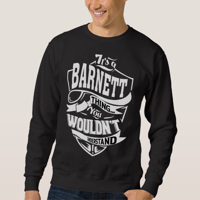 Det är en Barnett Sak Lång Ärmad Tröja (Framsida)
