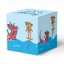 Det är en Bassäng Party med ottrar