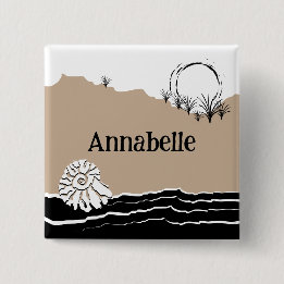 Det är en Beach Födelsedagsfest Namn Knapp