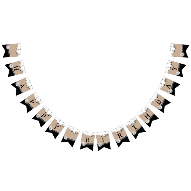 Det är en Beach Party Grattis på födelsedagen Vimplar (Alla)