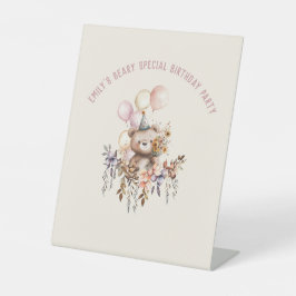 Det är en Beary Speciell Birthday Grattis på födel