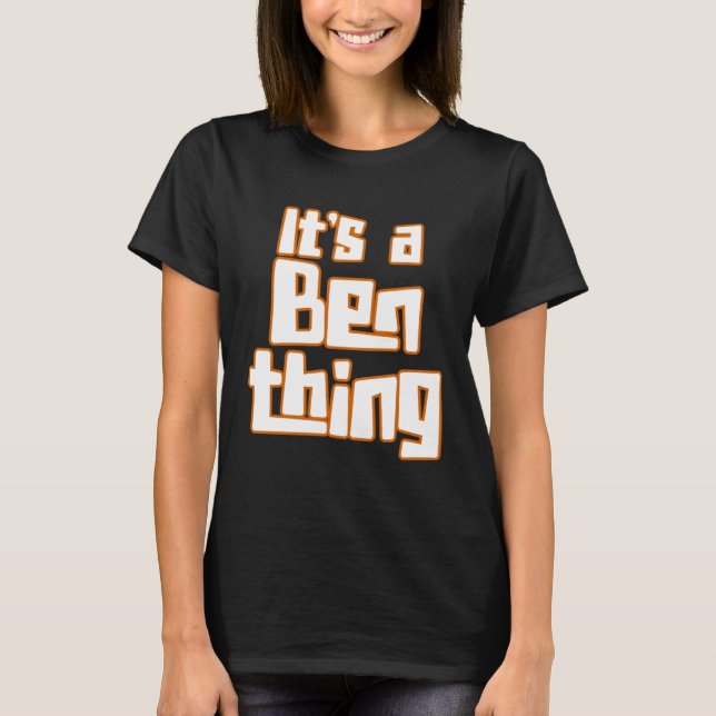 Det är en Ben Sak T Shirt (Framsida)