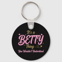 Det Är En Betty Sak Rosa Guld Kvinnor Gåva