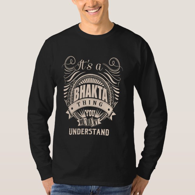 Det är en BHAKTA Sak T Shirt (Framsida)