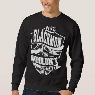 Det är en BLACKMON Sak Lång Ärmad Tröja