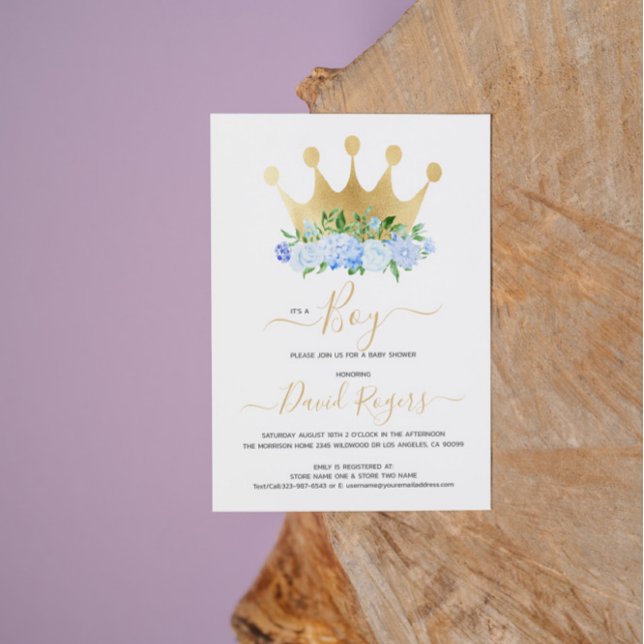 Det är en blommigt babydusch i Inbjudan (Skapare uppladdad)