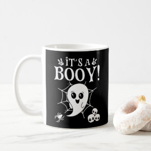 Det är en boj, Cute Baby Gender Reveal Halloween Kaffemugg