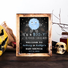 Det är en Boo-y! Little Monster Halloween Baby Sho Poster