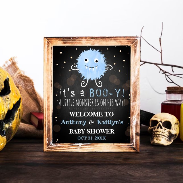 Det är en Boo-y! Little Monster Halloween Baby Sho Poster (Skapare uppladdad)