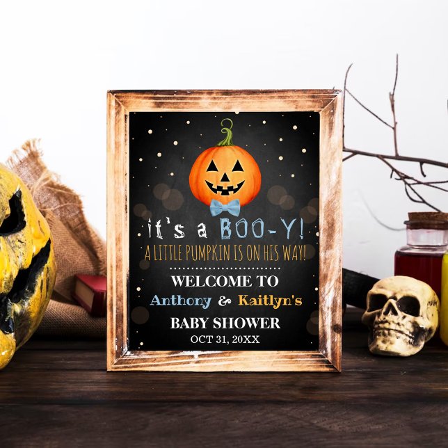Det är en Boo-y! Little Pumpkin Halloween Baby Sho Poster (Skapare uppladdad)