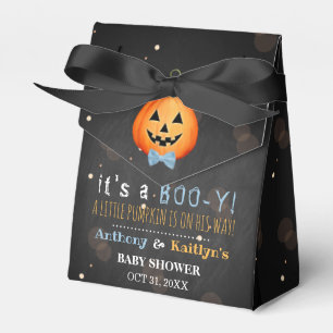 Det är en Boo-y! Little Pumpkin Halloween Baby Sho Presentaskar
