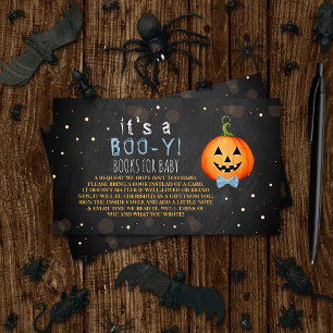 Det är en Boo-y! Little Pumpkin Halloween Baby Sho Tilläggskort