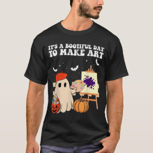 Det Är En Bootiful Dag Att Göra Konst Groovy Konst T Shirt