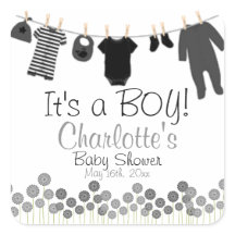 Det är en BOY! Babyskor för kläder