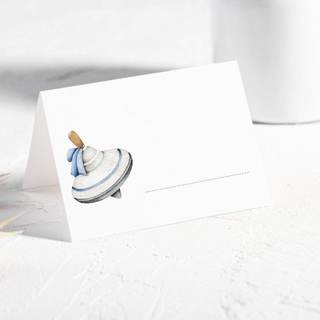 Det är en Boy Blue Boho Leksak Placeringskort (Skapare uppladdad)