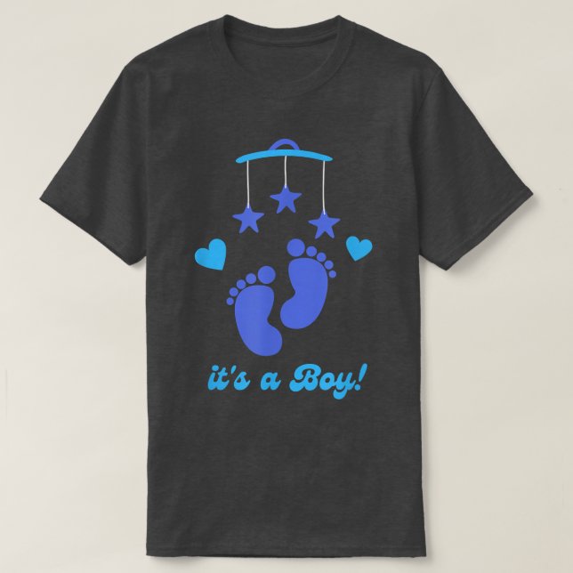 Det är en Boy Gender Reveal Moderskap Fertility Bl T Shirt (Design framsida)