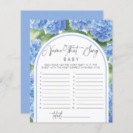 Det är en Boy Hydrangea Namn Sång Baby Shower Game