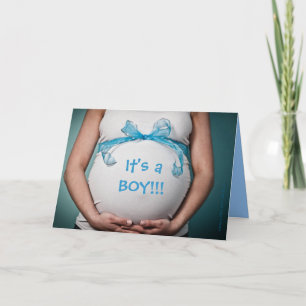 Det är en BOY! Meddelande