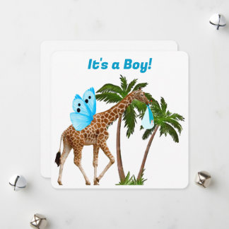 Det är en Boy Notecard Julkort