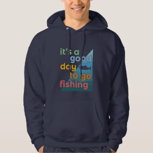 Det är en bra dag att fiska hoodie
