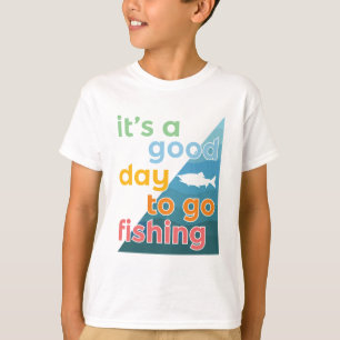 Det är en bra dag att fiska t shirt