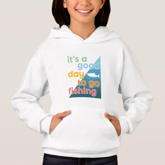 Det är en bra dag att fiska t shirt (Framsida)