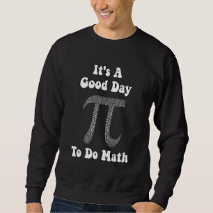 Det är en bra dag att göra matematik Matematiklä Lång Ärmad Tröja